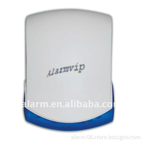 outdoor security alarm siren with flash